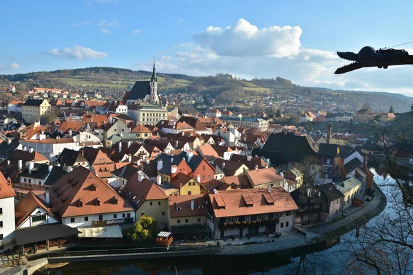 Cesky Krumlov es Patrimonio de la Humanidad por la UNESCO . —  Fotos de Stock