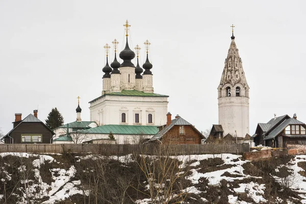 Вознесенская церковь Александровского монастыря в Суздале . — стоковое фото