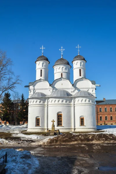 Ризоположенский собор Ризоположенского монастыря в Суздале . — стоковое фото