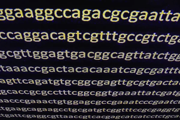 Sequenciamento do genoma . — Fotografia de Stock