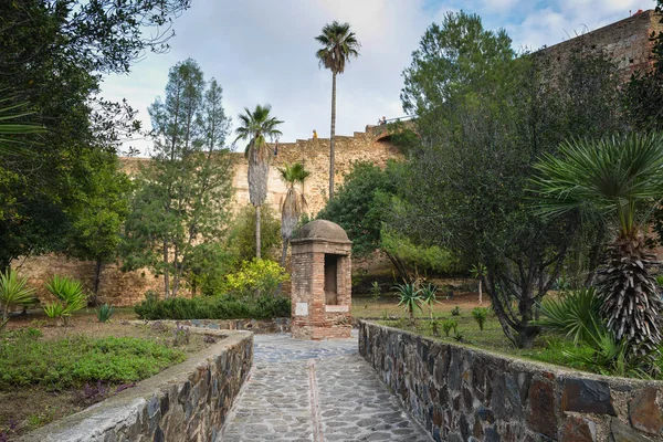 Fortress Gibralfaro in Malaga, Andalusia. — Stock Photo, Image