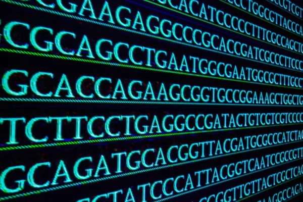 Sekwencjonowanie DNA. — Zdjęcie stockowe