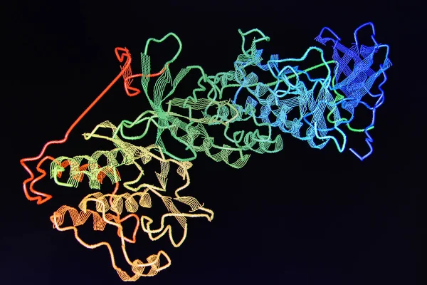 Crystal structure of protein. — Stock Photo, Image