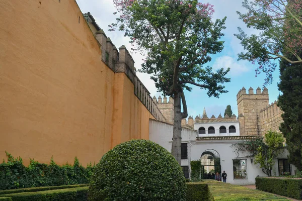 Alcazar Sevilly Palácový Komplex Seville Španělská Andalusie — Stock fotografie