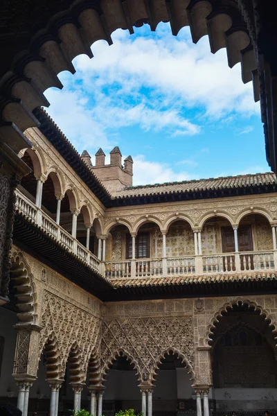 Alcázar Sevilla Complejo Palaciego Sevilla Andalucía Española — Foto de Stock