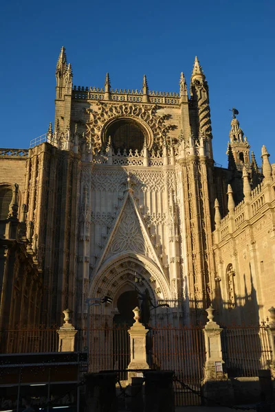 Sevillas Katedral Europas Största Gotiska Katedral — Stockfoto