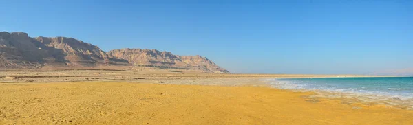 Judejská Poušť Mrtvé Moře Panorama Pouštní Krajina Východě Izraele Národním — Stock fotografie