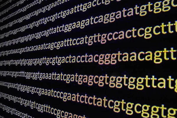 Abstracte Achtergrond Het Thema Genetica Dna Molecuul Sequencing — Stockfoto