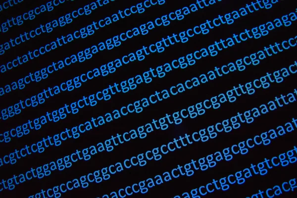 Antecedentes Abstractos Sobre Tema Genética Secuenciación Moléculas Adn —  Fotos de Stock