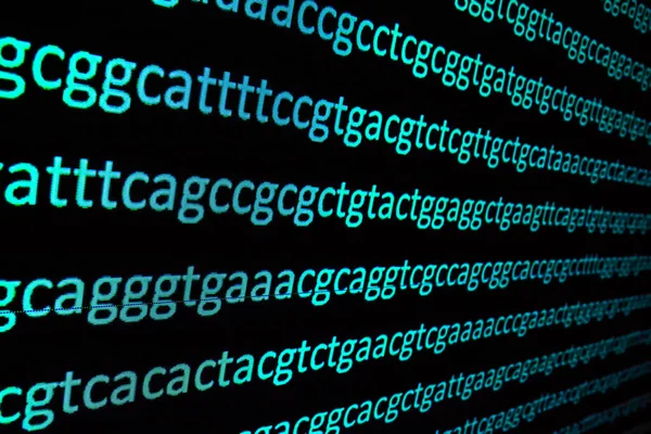 Secuenciando Genoma Antecedentes Sobre Tema Secuenciación Del Adn Símbolos Bases —  Fotos de Stock