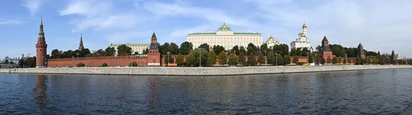 Moskevský Kreml Kremelská Zeď Nábřeží Řeky Moskvy — Stock fotografie