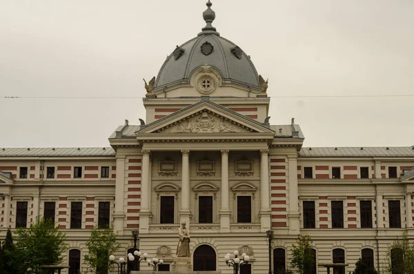 Coltea Hospital Building Wonderful Example Roman Architecture Building Cupule Columns — Stock Photo, Image