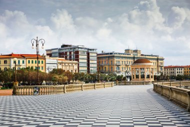 Ismarlayarak Mascagni Teras Leghorn (Llivorno), Tuscany, İtalya.