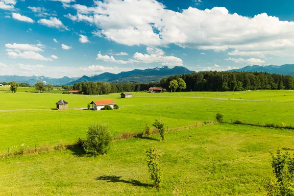 Veduta Delle Alpi Baviera Germania — Foto Stock
