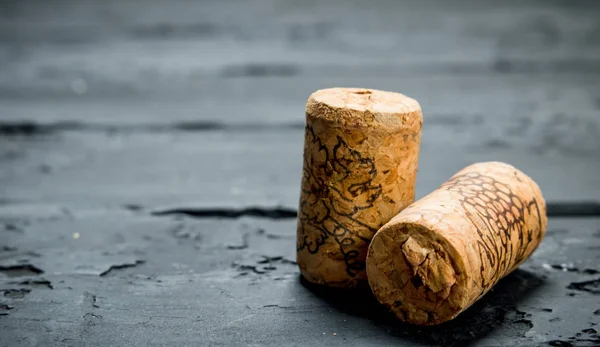 Wine background. Wine bottle corks.