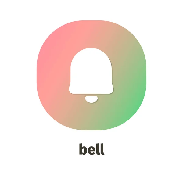Bell Wektor Ikona Dla Sieci Web Aplikacji Mobilnych — Wektor stockowy