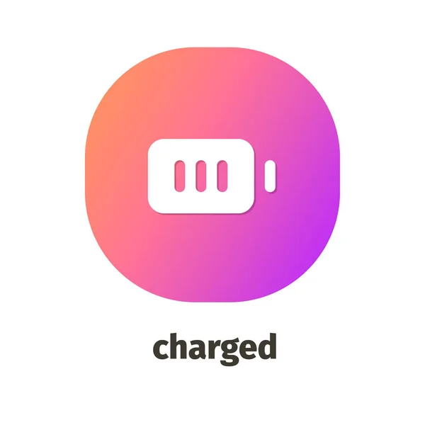 Icône Vectorielle Chargée Pour Applications Web Mobiles — Image vectorielle