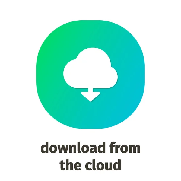 Scarica Dall Icona Vettoriale Cloud Applicazioni Web Mobili — Vettoriale Stock