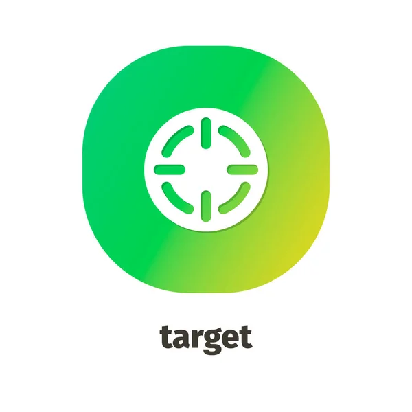 Target Vector Icon Web Mobile Applications — Stock Vector