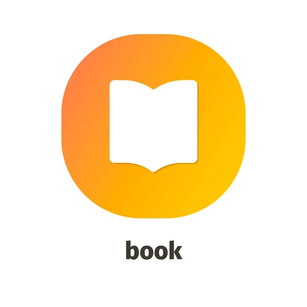 Βιβλίο Εικονίδιο Του Φορέα Για Web Και Mobile Εφαρμογών — Διανυσματικό Αρχείο