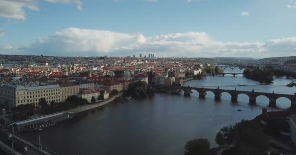 Über Der Altstadt Von Prag — Stockvideo