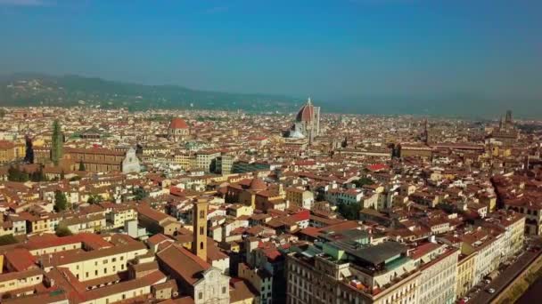 Imágenes aéreas de aviones no tripulados de vista panorámica — Vídeo de stock