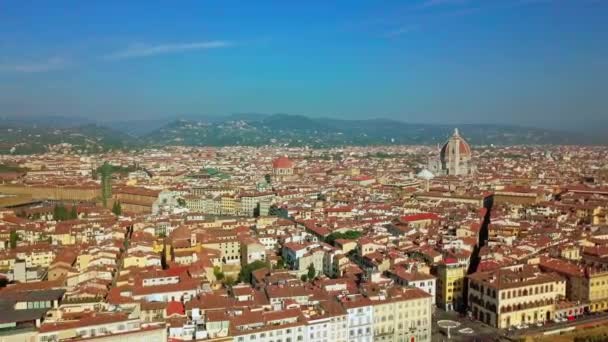 Imágenes aéreas de aviones no tripulados de vista panorámica — Vídeo de stock