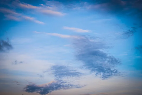 Sky Bright Blue Sunset — Stock Photo, Image