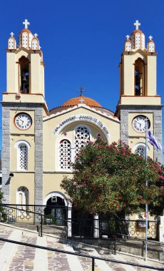Kilisesi, St. Panteleimon Xi'an şehrinde. Rhodes. Yunanistan.