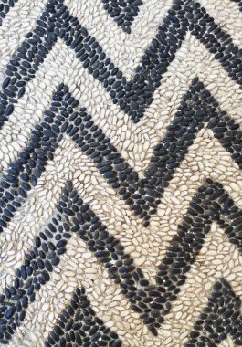 Simi Adası üzerinde Panormitis Manastırı. Yolları taşlarının. Yunanistan.