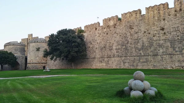 Rhodos Festung Die Stadt Der Rhodos Rhodos Insel Griechenland — Stockfoto