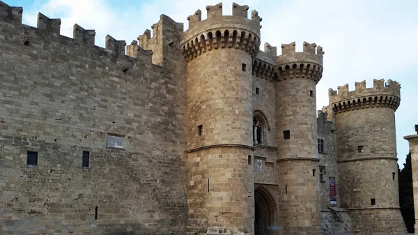 Rhodos Festung Die Stadt Der Rhodos Rhodos Insel Griechenland — Stockfoto