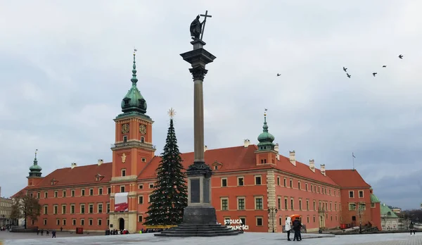 Columna Segismundo Iii Varsovia Situada Plaza Del Castillo Varsovia Polonia — Foto de Stock