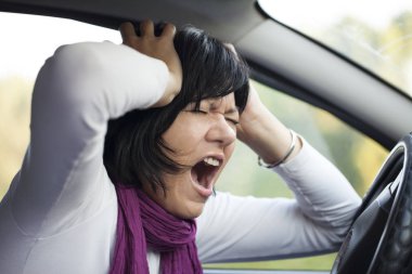 Trafik, seçici odak ve küçük derinlik-in tarla, Mercek parlaması stres