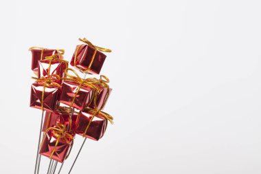 Yeni yıl ve Noel dekorasyon masada