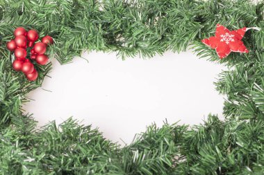 Yeni yıl ve Noel dekorasyon masada