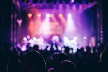 Zevk konser dans ve parti Festivali kalabalık