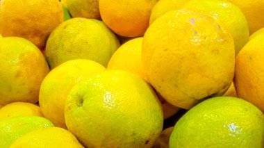 Seçili portakal market raf