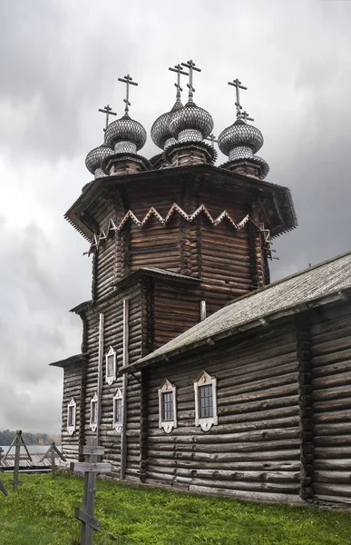 仲裁の教会です キジ島の島 Medvezhyegorsky カレリア ロシア連邦 2017 — ストック写真
