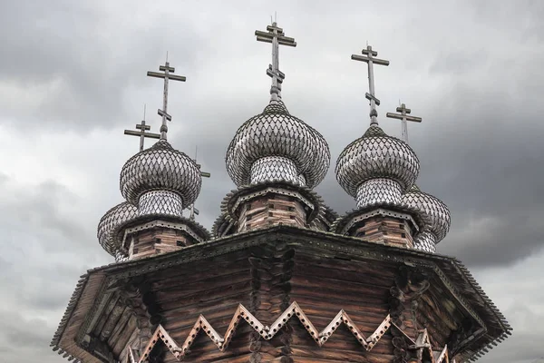 Şefaat Kilisesi Kizhi Adası Medvezhyegorsky District Karelya Rusya Federasyonu Eylül — Stok fotoğraf