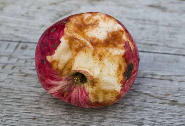 Cultivo Manzanas Arruinado Por Enfermedades Árboles Frutales Apple Afectada Por — Foto de Stock