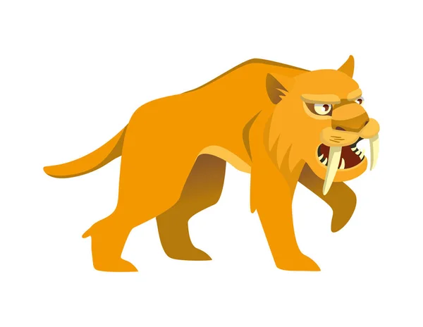 171 Saber tooth tiger Stock Illustrations | Depositphotos