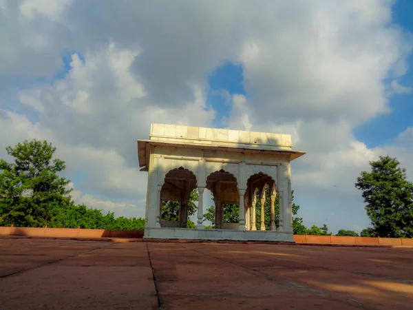 Кампус Red Fort Lal Qila Delhi World Heritage Site India — стокове фото