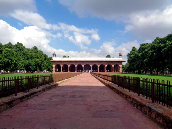 Rode Fort Campus Lal Qila Delhi World Heritage Site India — Stockfoto
