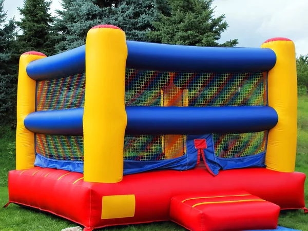 Children 's Colorful Bounce House — стоковое фото