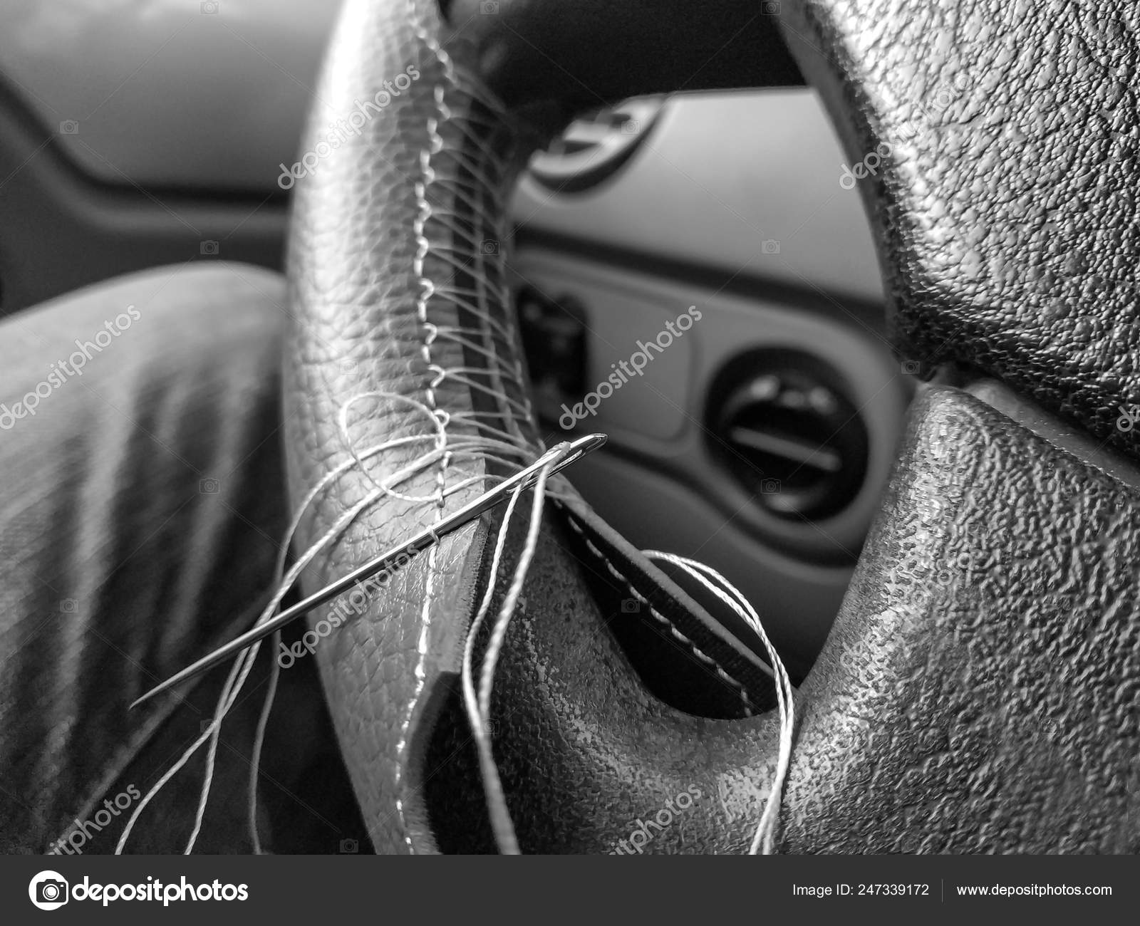 Car Interior Upgrade Diy Braid Steering Wheel Cover Auto
