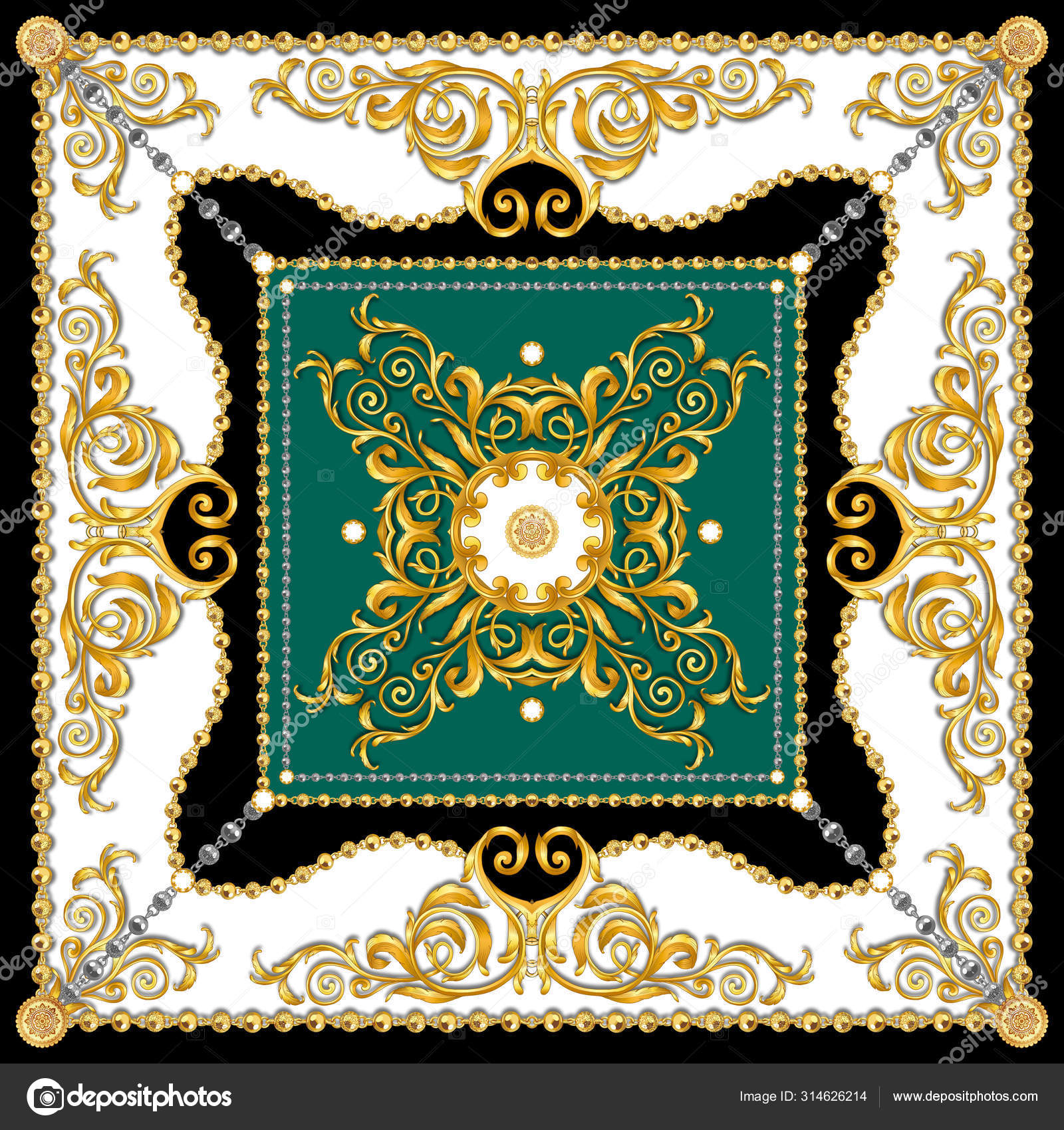 versace style scarf