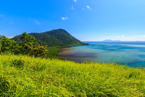 Hermosa Vista Naturaleza Isla Timbun Mata Semporna Sabah Malasia — Foto de Stock