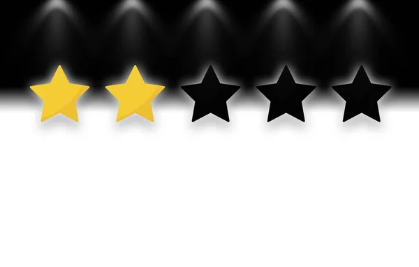 Rating of Five Star graphic background