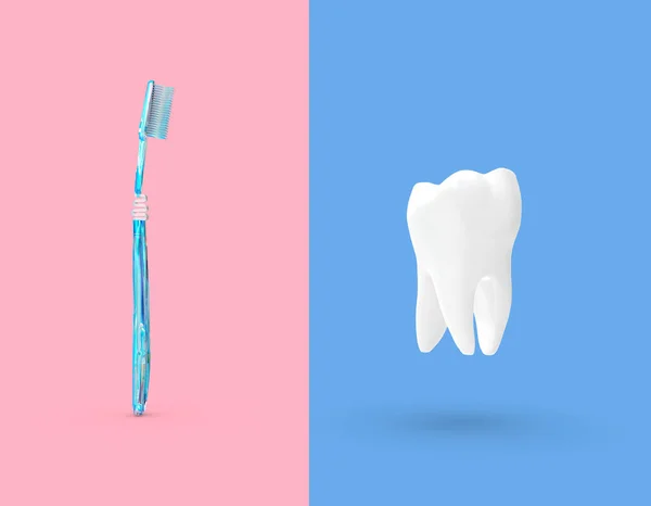 Tooth Care Brush Concept Rendering — Stock Photo, Image